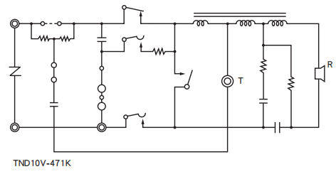 黑金剛電容陶瓷壓敏電阻的使用回路案例 黑金剛電容陶瓷壓敏電阻的使用回路案例